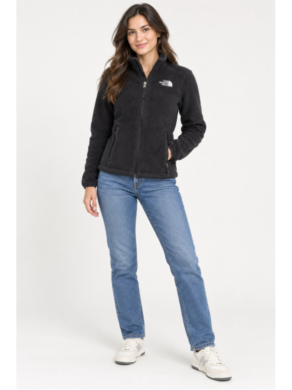 The North Face Women’s Black Full-Zip Fleece Jacket – Size XS